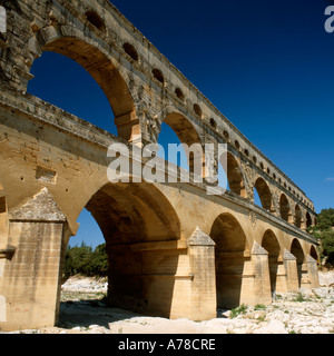 Pont du Gard France Languedoc-Roussillion Banque D'Images