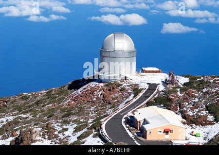 Observatoire européen Roque de los Muchachos La Palma Espagne Banque D'Images