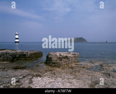 Penmon Point, Anglesey, Pays de Galles Banque D'Images