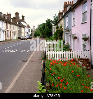 Essex Royaume-uni Pays de Constable Maisons de village Mistley Banque D'Images