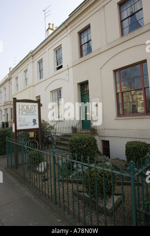 Naissance de Gustav Holst, le 21 septembre 1874 Aujourd'hui un musée en terrasse Victorienne House Cheltenham UK Banque D'Images