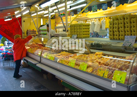 Marché Brunnenmarkt Josefstadt à Vienne Autriche UE Banque D'Images