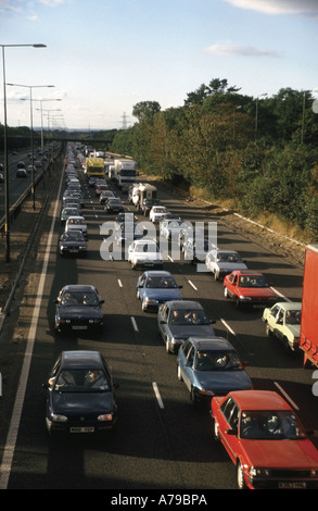 La circulation sur autoroute England UK Banque D'Images