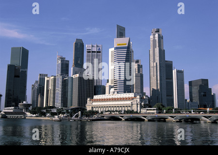 Skyline Singapour Banque D'Images