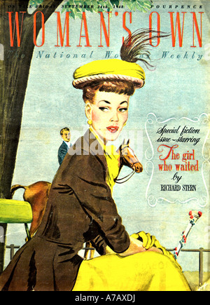 Magazine de la femme 24 septembre 1948 EDITORIAL UTILISEZ UNIQUEMENT Banque D'Images