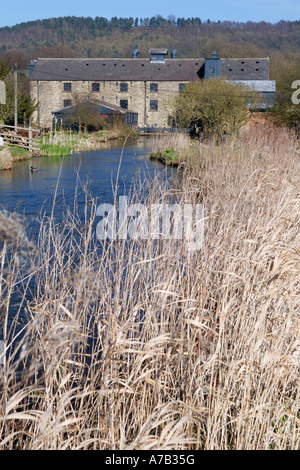 Caudwells au moulin à farine de travail dans le Derbyshire Rowsley 'Grande-bretagne' Banque D'Images