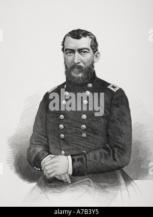 Philip Henry Sheridan, 1831 - 1888. Général de l'Union pendant la guerre civile américaine. Banque D'Images