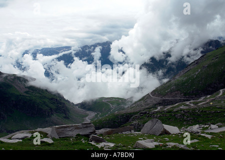 De rohtang vers Manali Banque D'Images