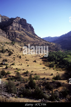 Dix couchages Canyon, Wyoming, USA Banque D'Images