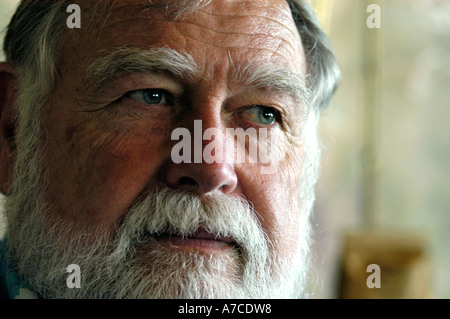 Vieil homme avec barbe ©Robin Nelson Banque D'Images