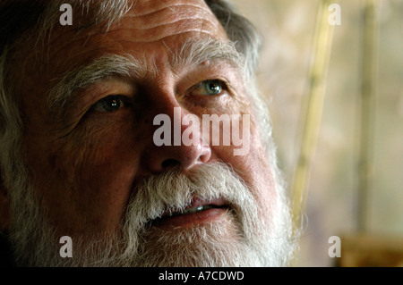 Vieil homme avec barbe Atlanta ©Robin Nelson Banque D'Images