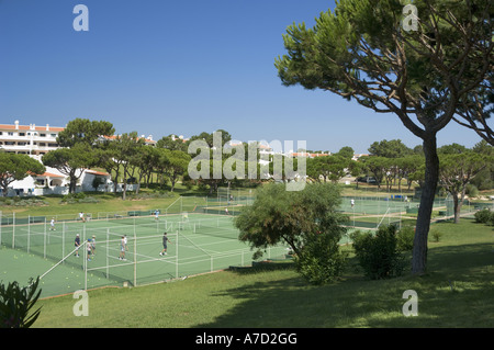 L'Algarve, Vale Do Lobo Tennis Center Banque D'Images