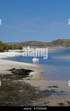 Arisaig Bay à la Silver Sands de Morar où "Local Hero' et 'Highlander' ont été filmé XPL 6350 Banque D'Images