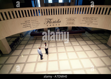 The interior of the new current State Capitol Building at Tallahassee Florida FL Banque D'Images