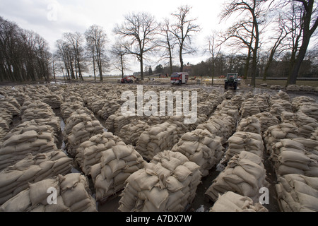 Des sacs, de l'ALLEMAGNE, Basse-Saxe, Elbe, Hitzacker Banque D'Images