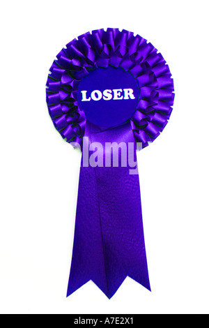 Rosettes gagnantes et perdantes Banque D'Images
