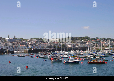 St Peter Port, Guernsey Banque D'Images