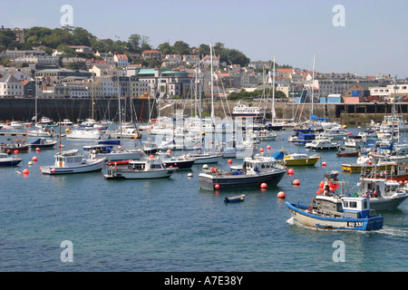 St Peter Port, Guernsey Banque D'Images