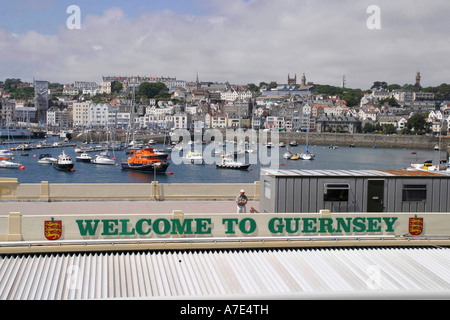 St Peter Port, Guernsey Banque D'Images