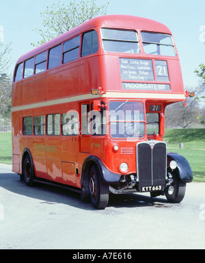 1950 AEC RT double decker bus Londres Banque D'Images