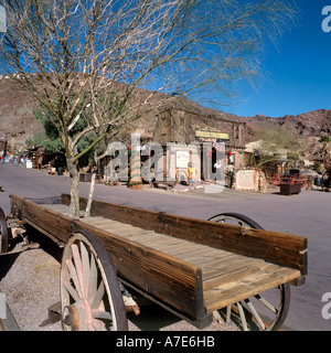 Calico Ghost Town, une ancienne ville minière d'argent, Yermo, California, USA Banque D'Images