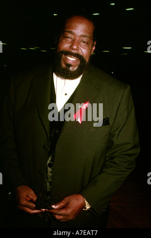 BARRY WHITE chanteuse Soul US Banque D'Images