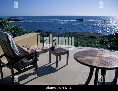 NA, Mexique, Puerto Vallarta, Punta Mita. Four Seasons Resort Punta Mita, Casita vue. Banque D'Images