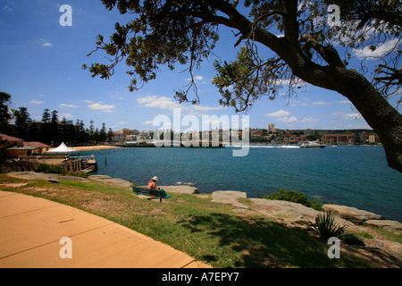 Russie Point près de Manly Sydney Australie Le point est le début de la marche du pont à cracher de Manly Sydney Australie Banque D'Images