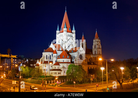 Franz von Assisi church, Mexicochurch à Vienne, Autriche Banque D'Images