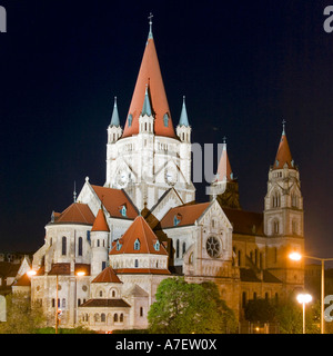 Franz von Assisi church, Mexicochurch à Vienne, Autriche Banque D'Images