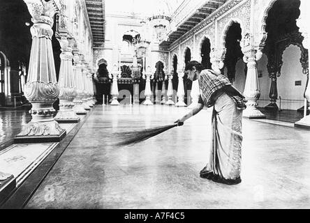 Vieux vintage des années 1900 images noir et blanc la vie en Inde la vie indienne Banque D'Images