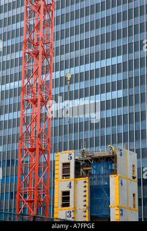 Office building construction site UK Banque D'Images