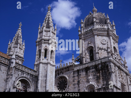 Monastère des Hiéronymites Mosteiro dos Jeronimos Belem Lisbonne Portugal Banque D'Images