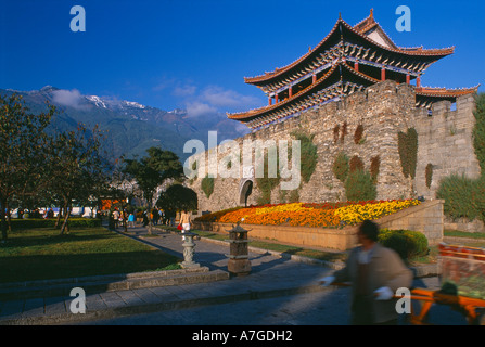 Porte Sud de la province de Yunnan Chine Dali Banque D'Images