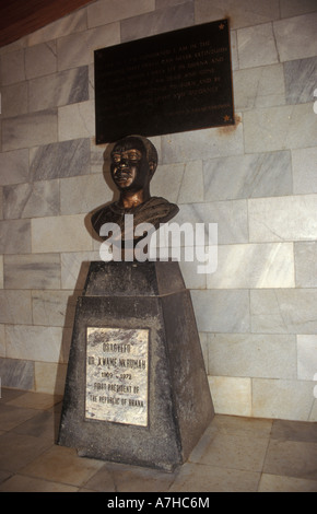 Mausolée Kwame Nkrumah, site où le premier président du Ghana a été enterré en 1972, Nkroful, Ghana Banque D'Images
