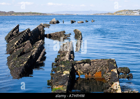 Le naufrage du HMS Napier Port avait une mine couche dans la seconde guerre mondiale WW2 Loch Alsh Ecosse Banque D'Images