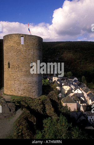 Château Esch sur sûre Diekirch Luxembourg Europe Banque D'Images