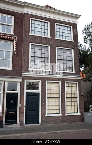 Maison de naissance de l'écrivain néerlandais Top Naeff à Dordrecht, Pays-Bas Banque D'Images