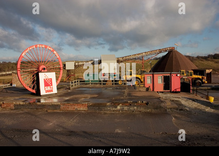 La seule mine de sel Winsford mine de sel de roche au Royaume-Uni à partir de laquelle le grain pour traiter les routes glacées en hiver est extrait Banque D'Images