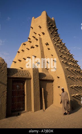 Mosquée Sankoré a été construit au 15ème siècle et a été la base de l'Université de Sankoré, Tombouctou, Mali Banque D'Images