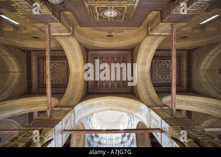 Mosquée Al-Rifa'i, Le Caire. 1869-1912. Plafond. Architecte : Hussein Fahmi Pacha al-mi'mar ; Max Herz et Carlo Vir Banque D'Images