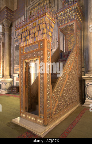 Mosquée Al-Rifa'i, Le Caire. 1869-1912. La canopée. Banque D'Images