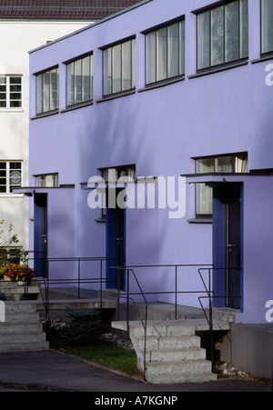 Offres et demandes de Weissenhof, Stuttgart, 1927. Architecte : Mart Stam Banque D'Images