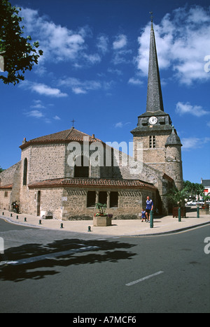 L'église du xive siècle à St Jean de Monts Banque D'Images