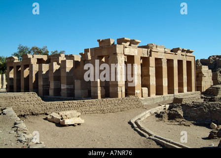 Temple de Satet, Musée d'Assouan, l'île Eléphantine, Assouan, Egypte Banque D'Images