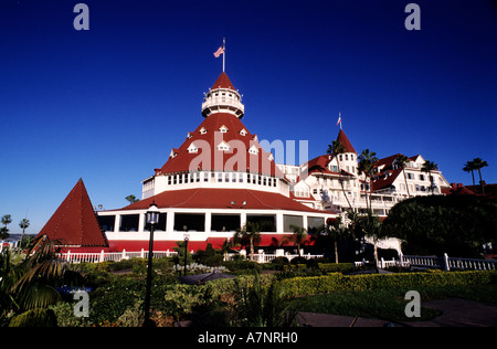 États-unis, Californie, San Diego, San Hôtel Coronado Coronado Island sur le Banque D'Images