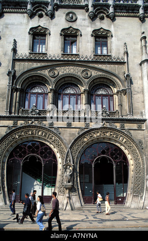 Le Portugal, Province Estramadura, Lisbonne, la Baixa, Ddistrict la gare principale Banque D'Images