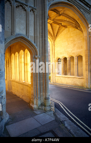 Arches à Wells Cathedral dans le comté de Somerset England UK 21 03 2007 Banque D'Images
