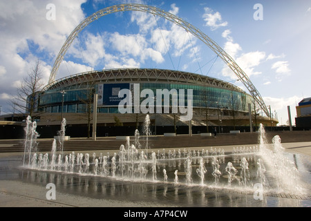 Nouveau Stade de Wembley UK Angleterre Banque D'Images