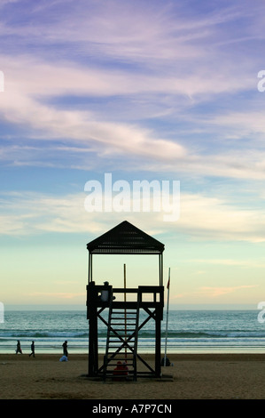 Plage d'Agadir, Agadir, Maroc, Côte Atlantique Banque D'Images